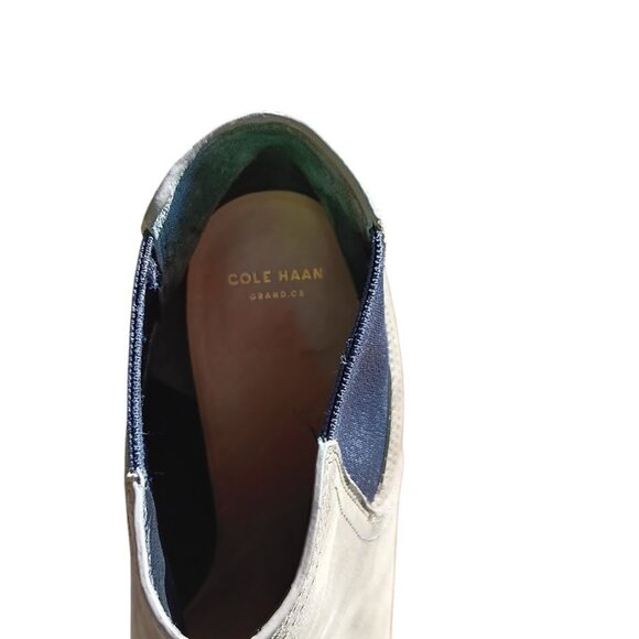 Cole Haan Grand.0S Leather Chelsea Ankle Boots  Women’s 10.5  Stacked Heel - Picture 8 of 16